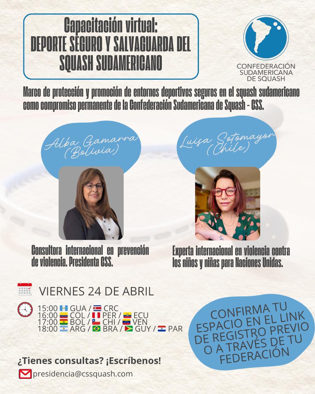 Capacitación virtual y GIDSS